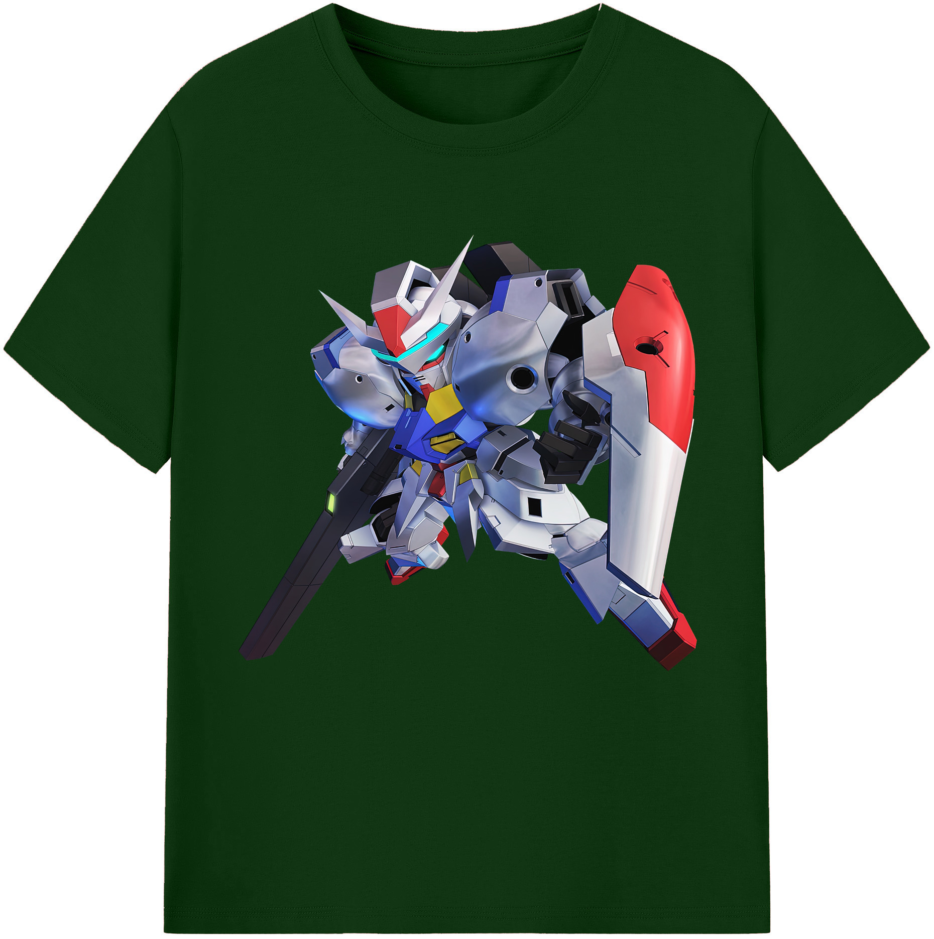 （画像用） 機動戦士ガンダム Mobile Suit Gundam 綿100％半袖Tシャツ（フロントプリント）